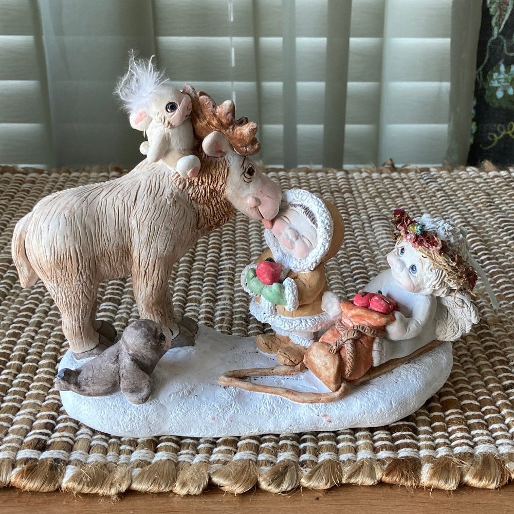 Dreamsickle  Christmas Holiday Figurine 1996